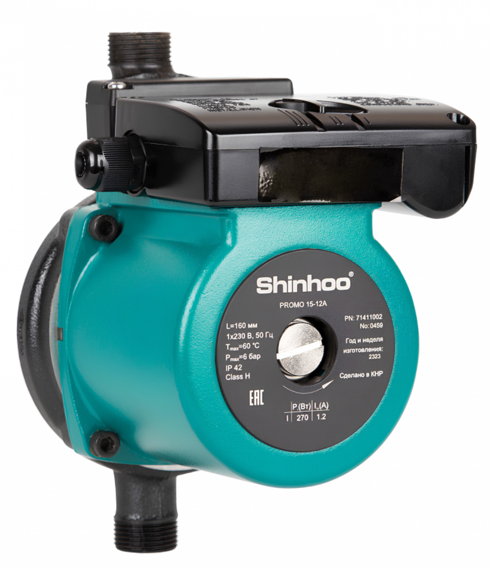 Циркуляционный насос SHINHOO PROMO 15-12A