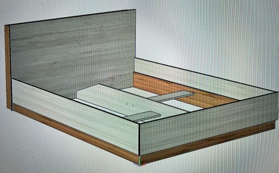 Каркас кровати ЛЕСТЕР