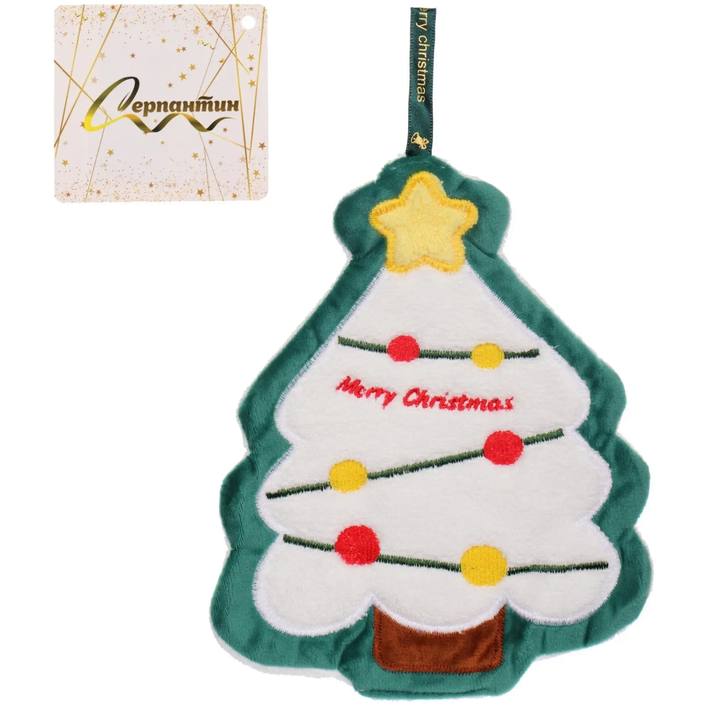 Полотенце кухонное «WONDER - Ёлка» 24*19 см, микрофибра