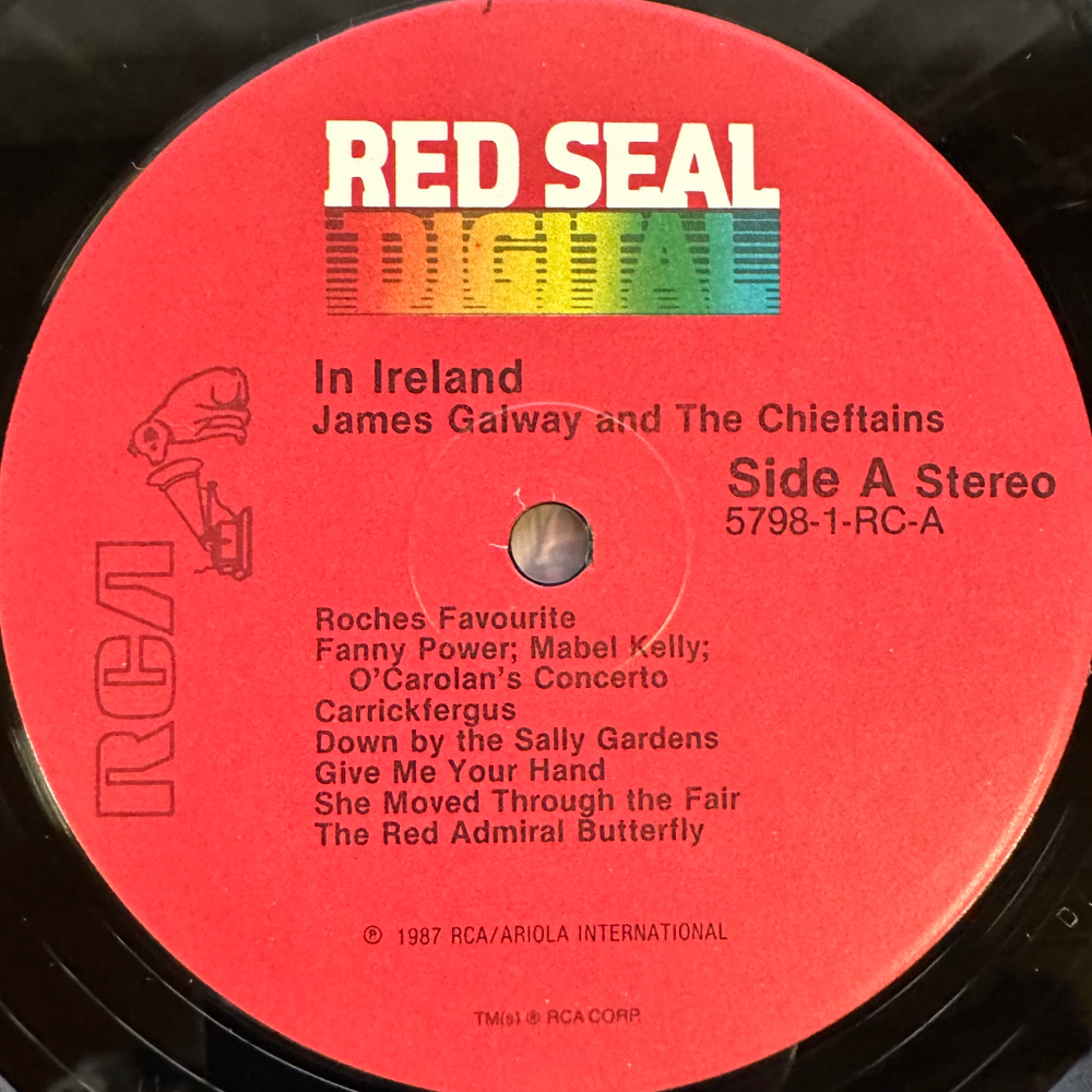 James Galway And The Chieftains ‎– In Ireland (США 1987г.)