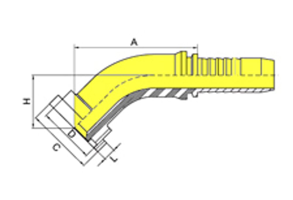 Фитинг DN 12 SFS 3/4 41.3 (45)