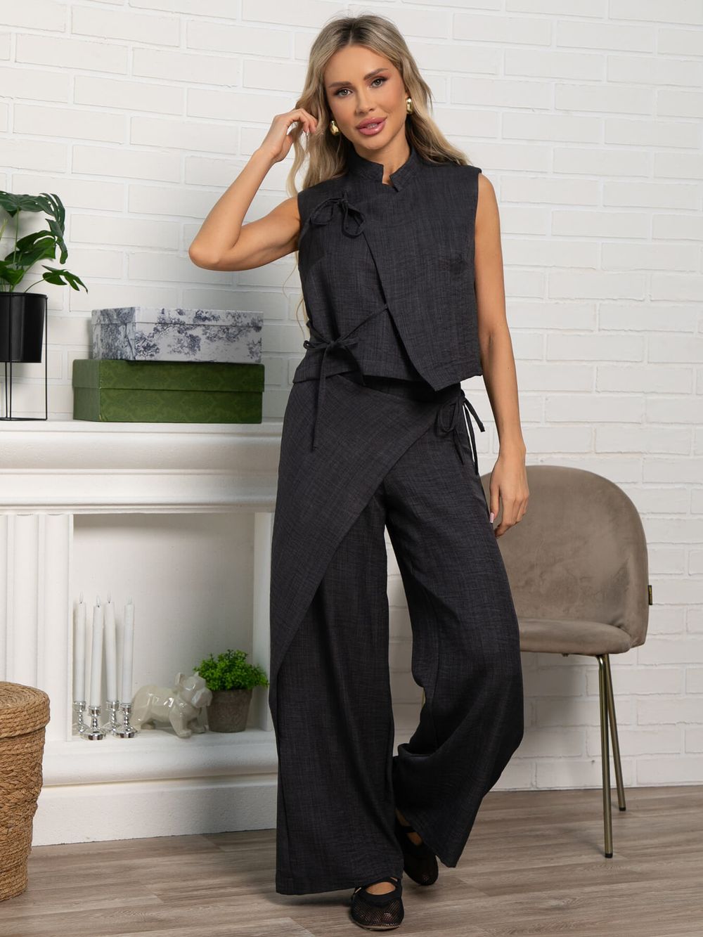 Костюм Обворожительный образ (темно-серый) К15426-10М LT Collection