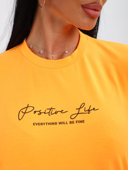 Лонгслив персик