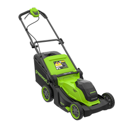 Газонокосилка аккумуляторная Greenworks GD40LM411, 40V, бесщеточная, 41 см, (2521007)