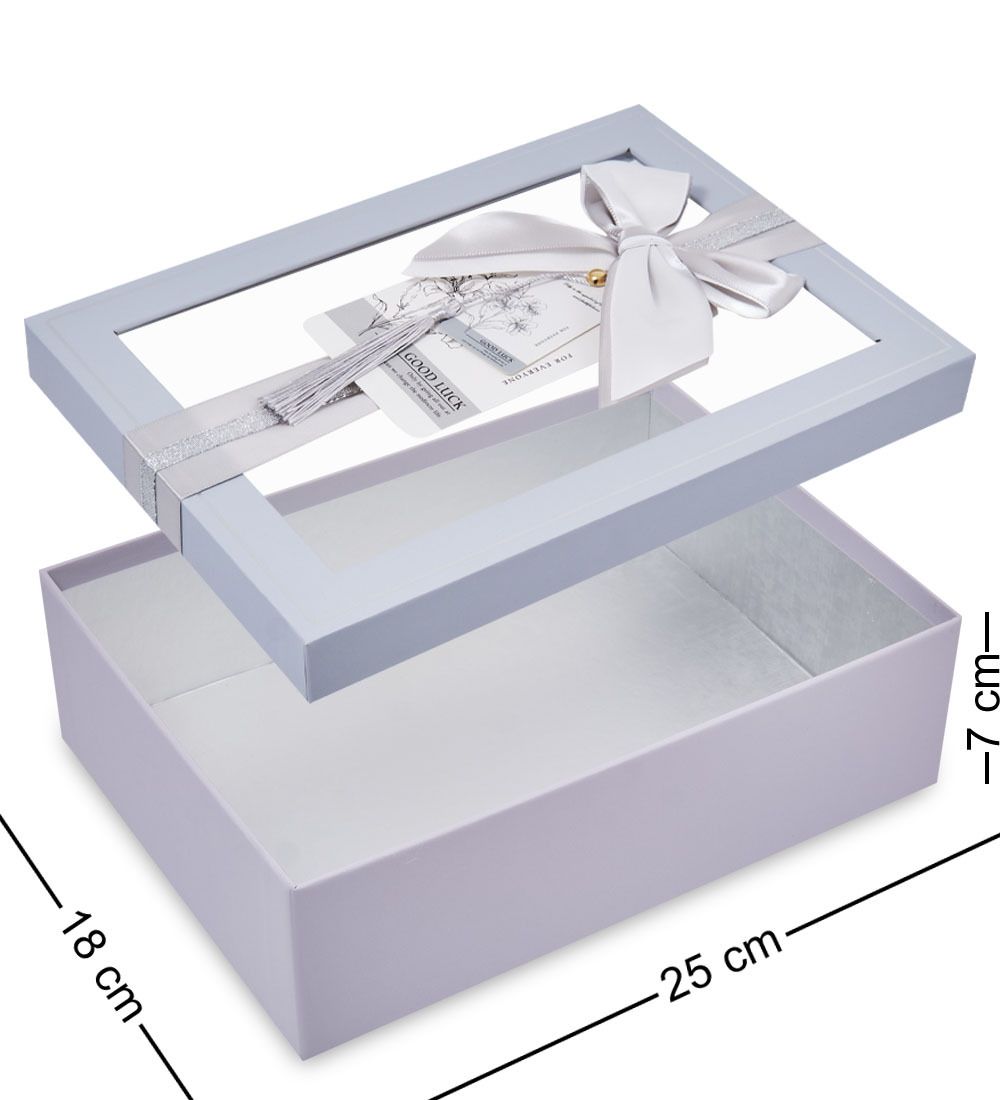 WF-177-B Набор коробок из 3 шт, сиренево-голубой