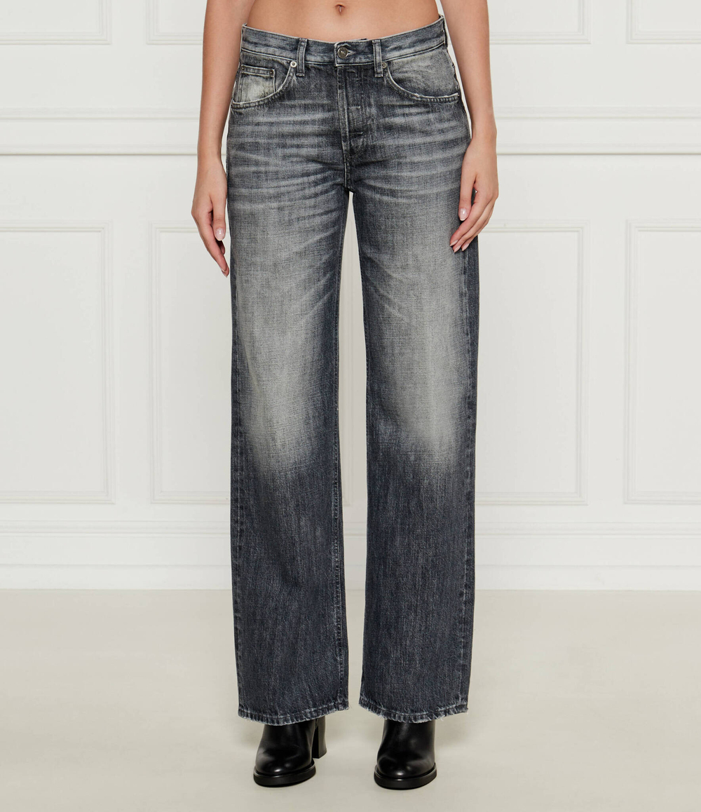 Джинсы JACKLYN DONDUP - made in Italy - серый(DP427 DFH270D HT1)