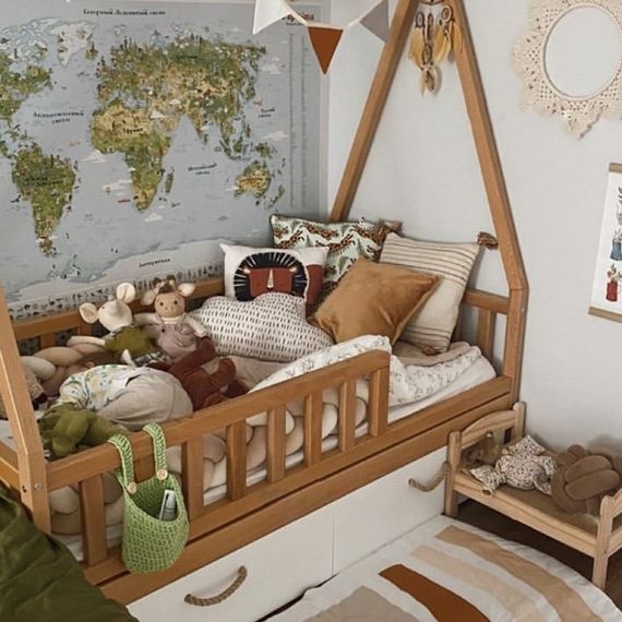 Детская кроватка Инди (Indi) из массива бука