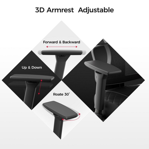 Компьютерное кресло (для геймеров) Eureka Norn, серый (ERK-GC06-GY)