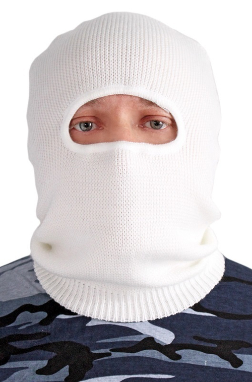 Подшлемник вязанный Белый