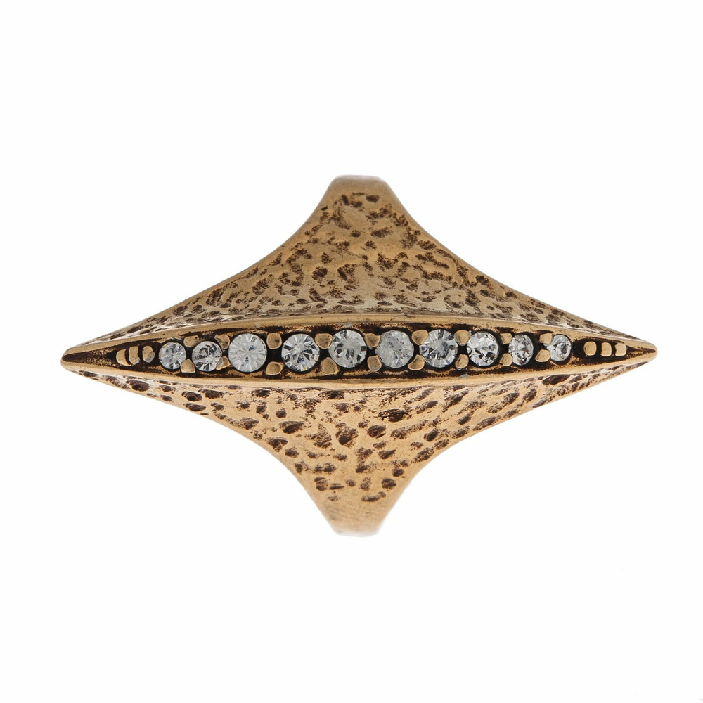 "Калико" кольцо в бронзовом покрытии из коллекции "Crystal Fang" от Jenavi