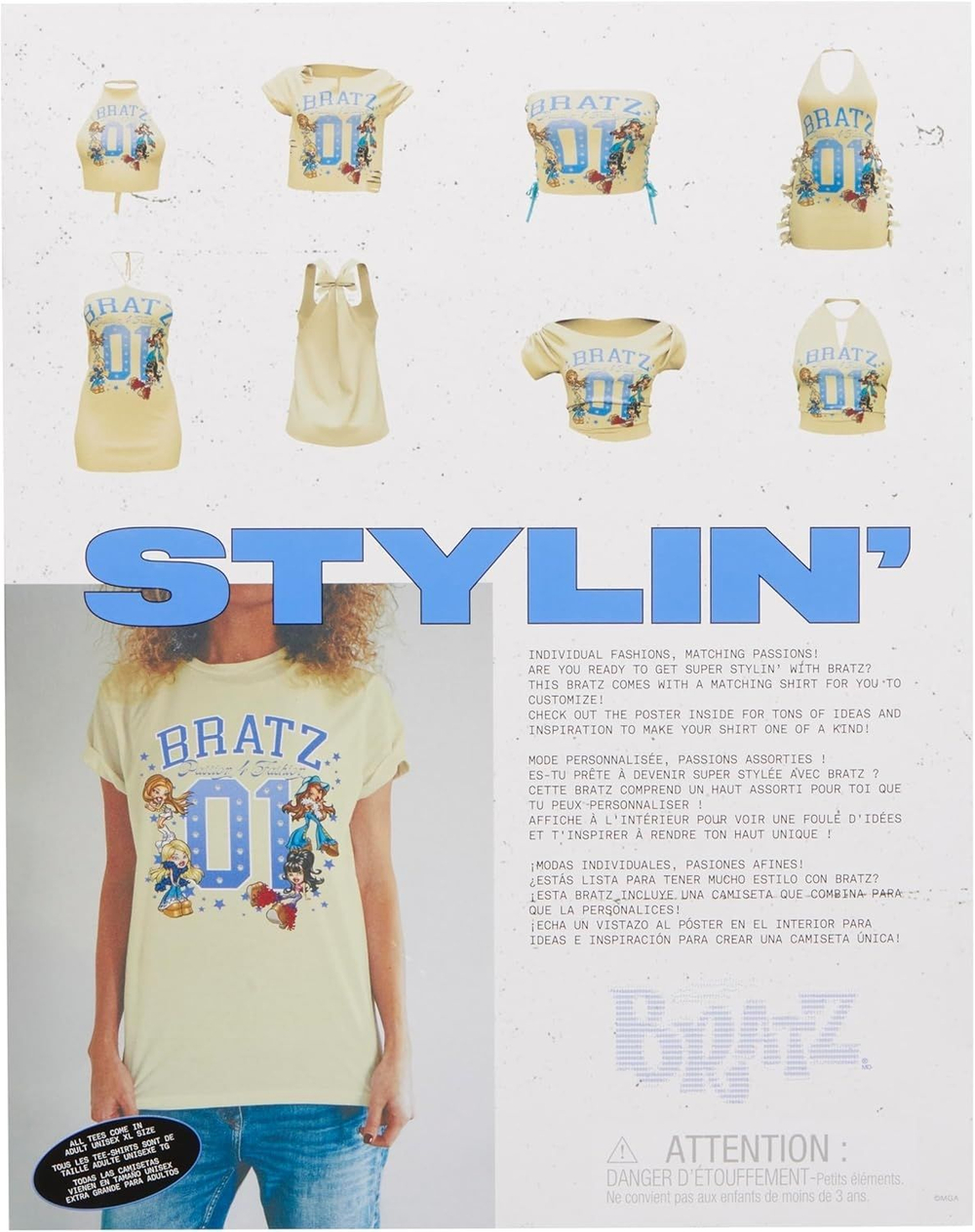 Кукла Братц Stylin' Sasha Саша с футболкой