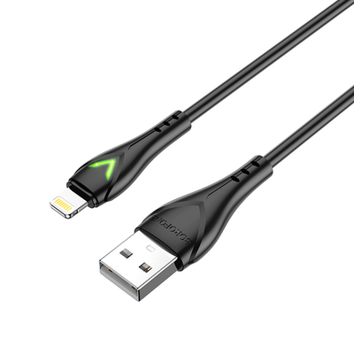 Кабель Borofone BX65 USB-Lightning 2.4А 1м TPE Black