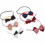 Ободок для волос детский на блистере «Rapunzel», двухцветный, микс 6 цветов, 0,5см минивложение 12 шт