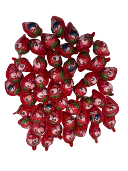 Жевательный мармелад клубника с кислой начинкой