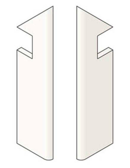 Спецэлемент Marvel X Calacatta Apuano Battiscopa Sag. Dx Matt