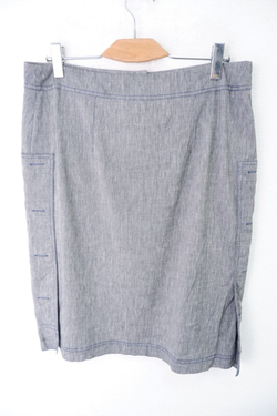 Юбка базовая светло-серая 52 размер