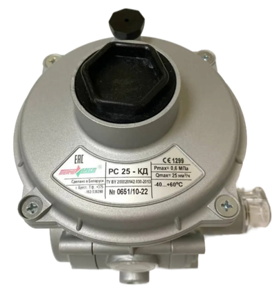 Редуктор давления газа Термобрест РС 25-КД линейный без штуцеров