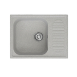 Мойка ML-GM18 КОМФОРТ с крылом, графит (342), 640*490*190мм