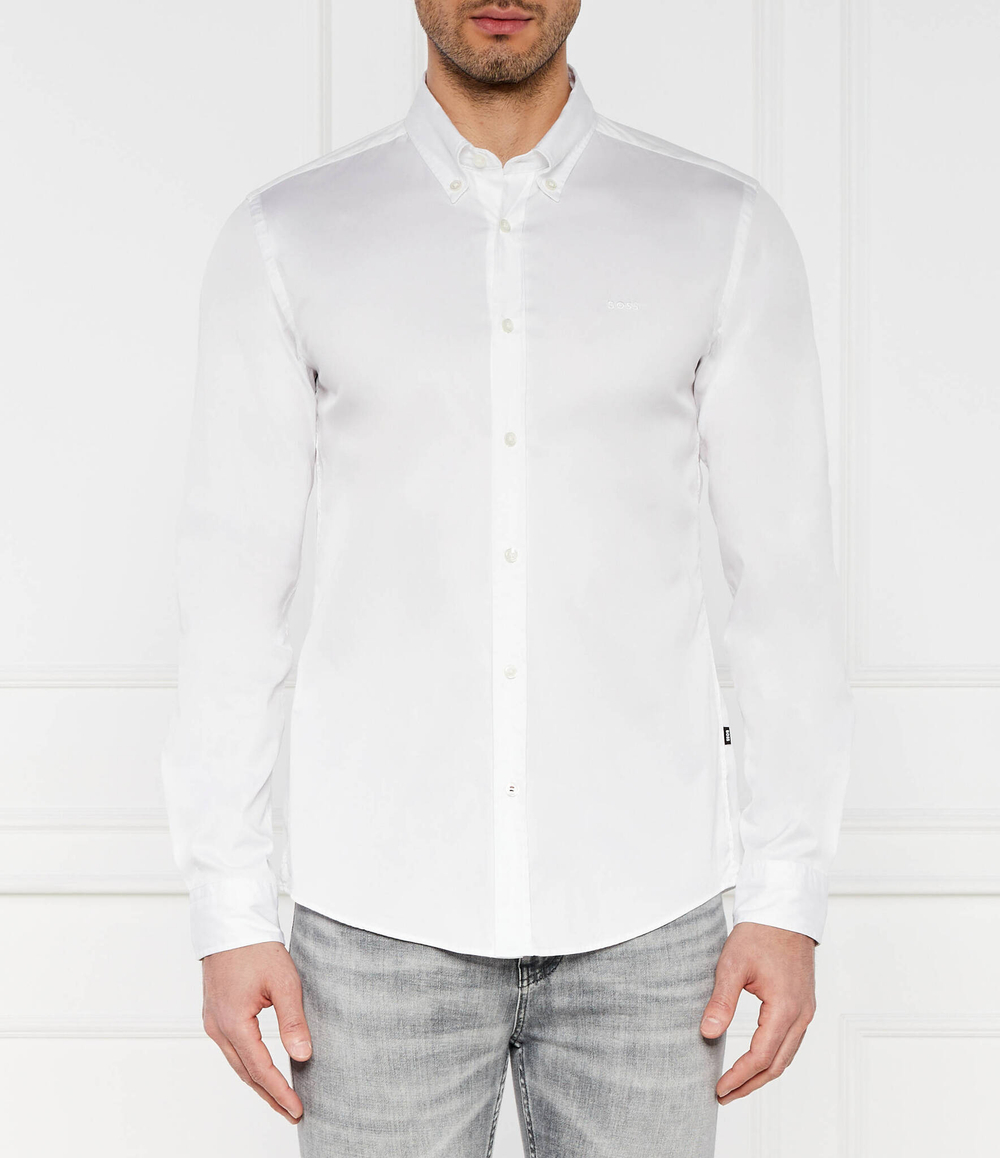 Рубашка H-ROAN-BD-E-C1-243 BOSS BLACK - белый(50520291)