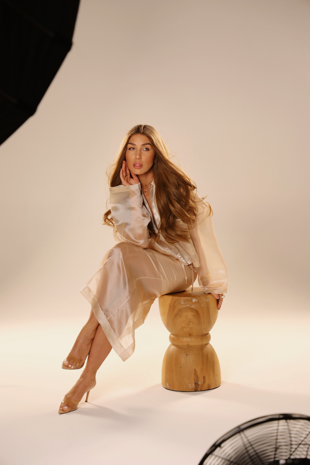 Юбка из органзы