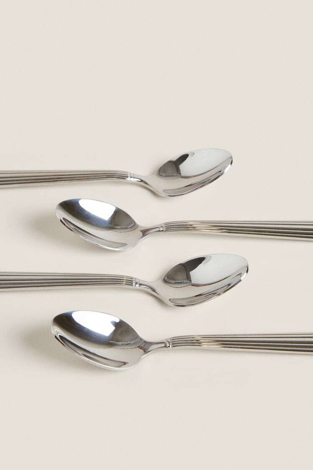 ZARA HOME НАБОР ЧАЙНЫХ ЛОЖЕК, СТАЛЬНОЙ
