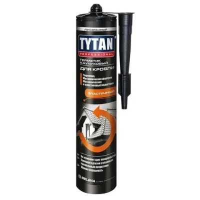 Tytan, Герметик каучуковый кровельный 310 мл, бесцветный