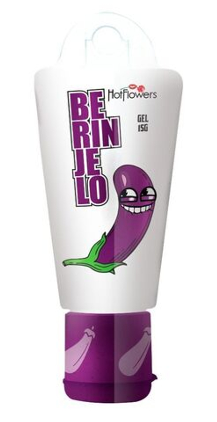 Стимулирующий гель для двоих HotFlowers Berinjelo, 15 мл