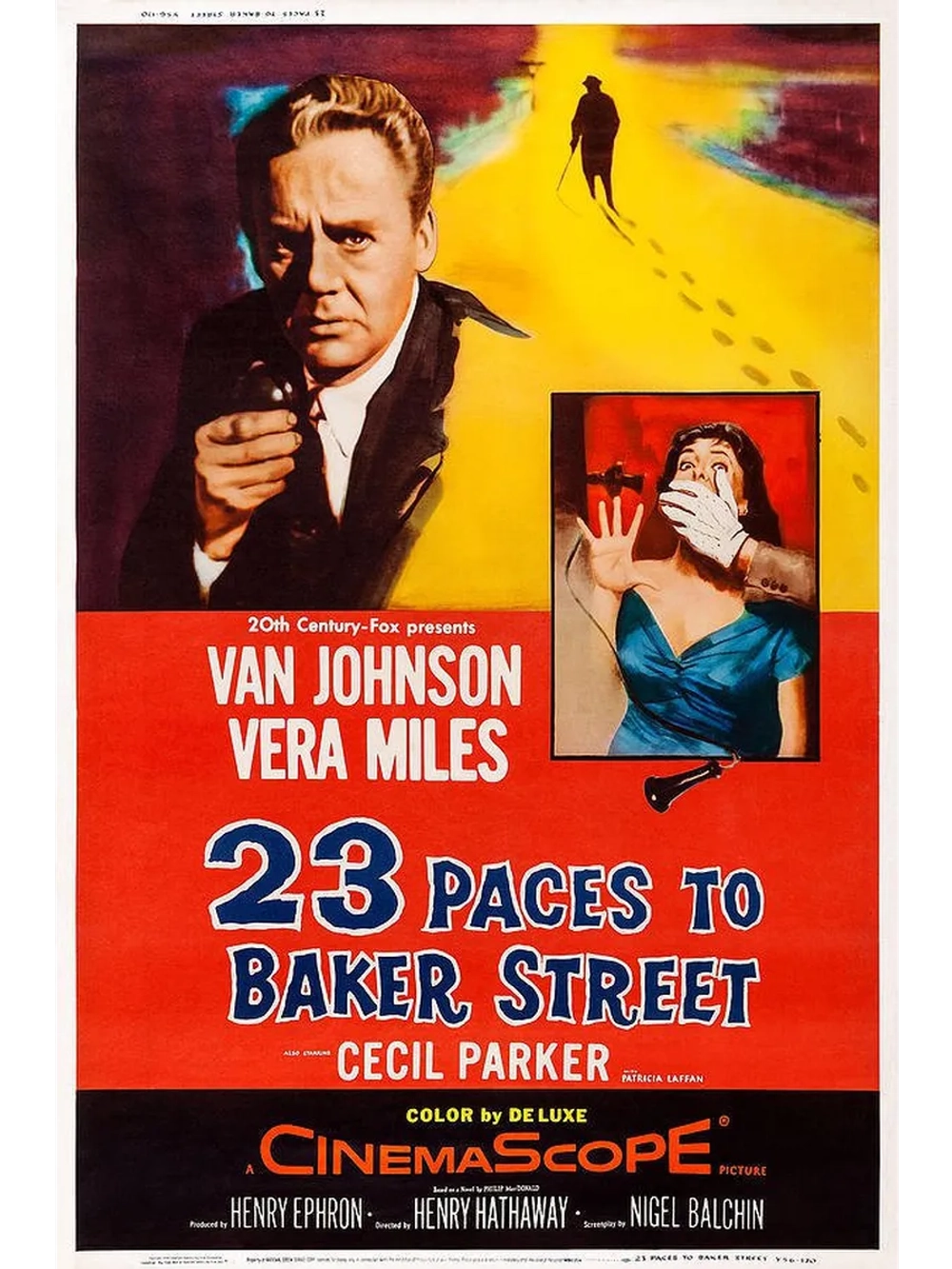 Двадцать три шага по Бейкер Стрит (1956) (DVD-R)