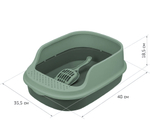 Лоток для кошек ЛЯ-МУРР 480х355мм с высоким бортом + подарок (совок) М1834