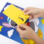 Набор для творчества "Аппликация из мягкого пластика EVA", "Мышонок", 21х29см, ЮНЛАНДИЯ, 662357