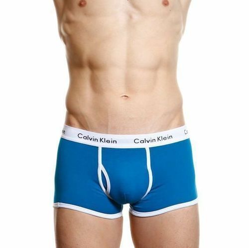 Мужские трусы боксеры лазурно-синие Calvin Klein Azure Blue Trunks