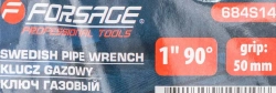 Ключ газовый 1''90° (захват: 50мм) Forsage F-684S14