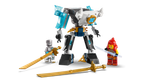Конструктор Лего Ниндзяго Боевой робот Зейна в броне 71827 | LEGO Ninjago Zane’s Battle Suit Mech боевой робот 92 дет 6+