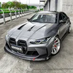 Карбоновая губа переднего бампера для BMW M3 G80/G81 2020+ / M4 G82/G83 2021+ БМВ