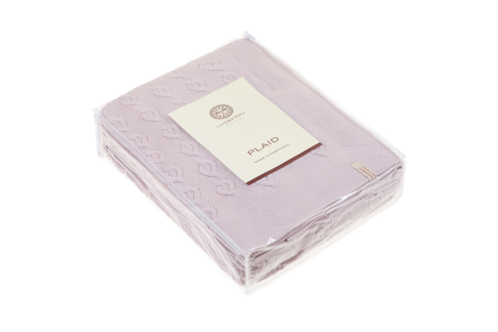 Плед 150х200 Luxberry Lux 39 старая роза 2 Португалия упаковка