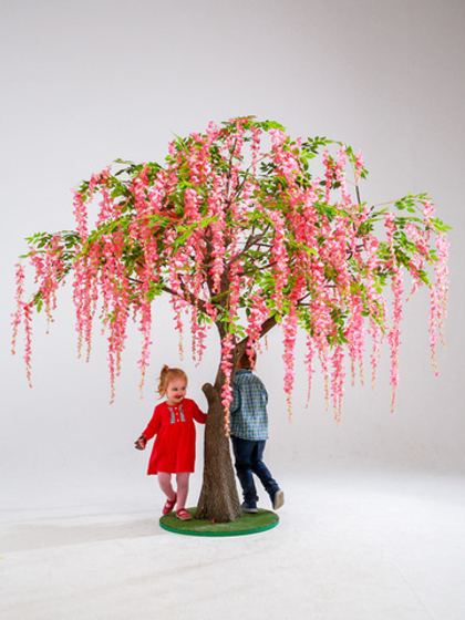 Искусственное дерево "Глициния Розовая Classic" 2,3 м