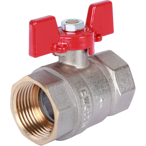 Rommer шаровой кран 1" ВН/ВН, ручка бабочка RBV-0003-0110225