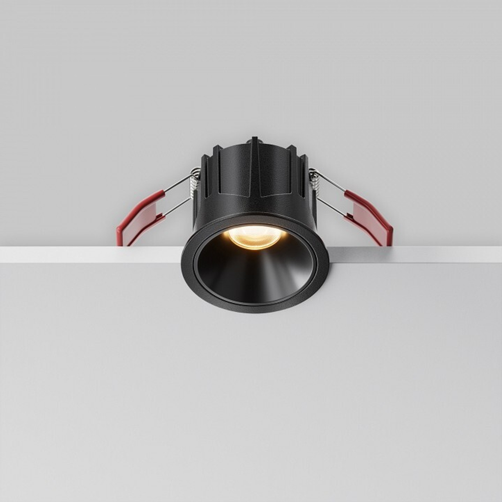 Встраиваемый светильник Maytoni Alfa LED DL043-01-10W2.7K-RD-B