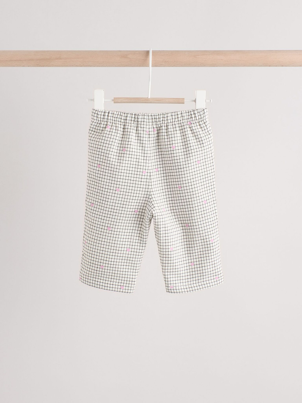 Вязаный джемпер и брюки для малышей Next B45-192, Розовый, Белый