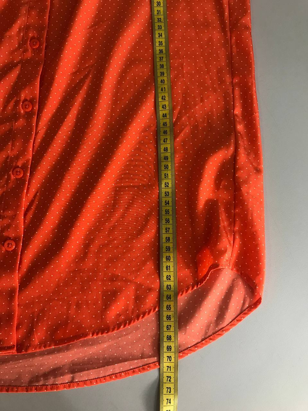 Блузка Uniqlo в горошек, маркировка М, визуально на 46 размер