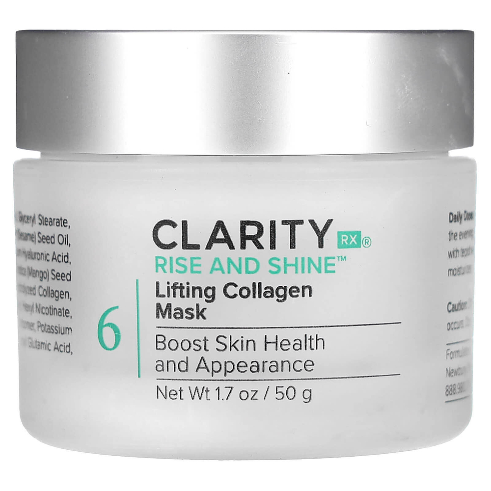 ClarityRx, Rise and Shine, коллагеновая маска для лица, 50 г (1,7 унции)
