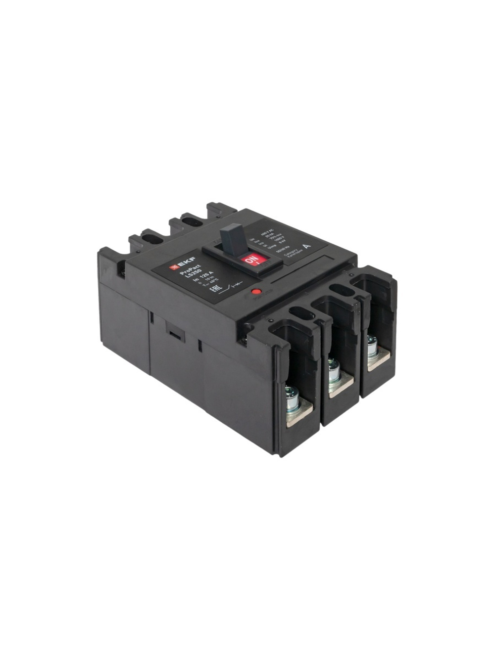 Выключатель автоматический 3п 125А 25кА LS250 ProPact EKF mccb-250-25-3-125-ls