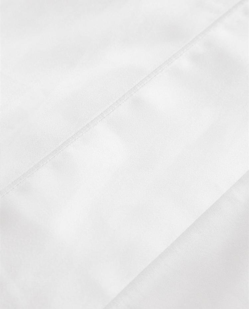 ZARA HOME (300 НИТЕЙ) ПРОСТЫНЯ ИЗ ХЛОПКА, БЕЛЫЙ