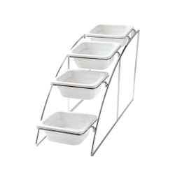 Подставка фуршетная горка 4 яруса для гастроемкостей GN1/6 (215*525*325 мм) SUNNEX