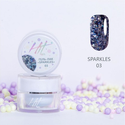 Гель-лак ТМ "HIT gel" №03 Sparkles, 5 мл