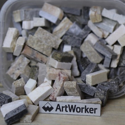 Колотый натуральный камень NS353, 350гр