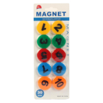 Набор магнитов "Цифры", 10 штук, 3 см, на блистере