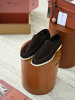 Лоферы Loro Piana Summer Walk с плетением по периметру