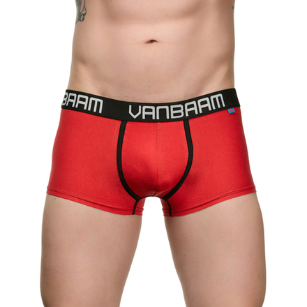 Мужские трусы хипсы красные Van Baam VB50055
