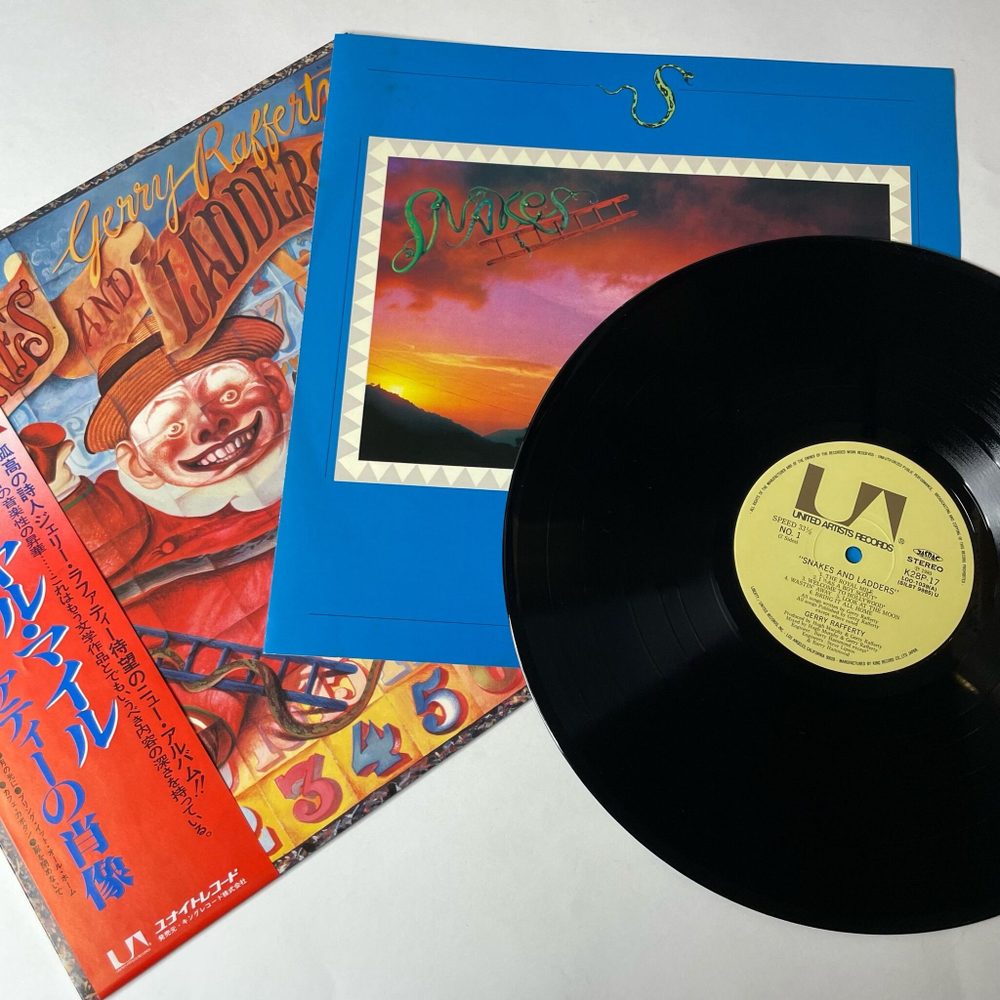 Винтажная виниловая пластинка LP Gerry Rafferty Snakes And Ladders (Japan 1980) (Obi)